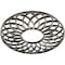 Ekena Millwork Cannes Architectural Grade PVC Pierced Ceiling Medallion, Antiqued Warm Silver, 32"OD x 11"ID x 1"P CMPP32CNAWS - alternate 4